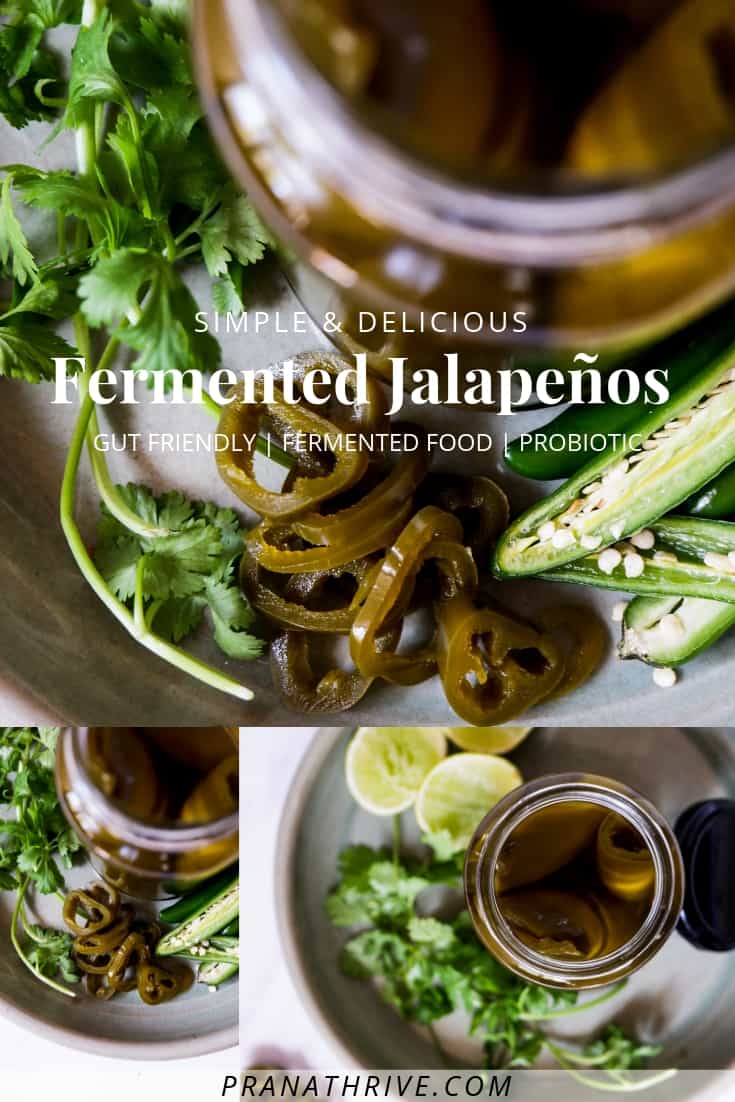 Fermented Jalapeños W. Lime (Probiotic + Benefits) Prana Thrive